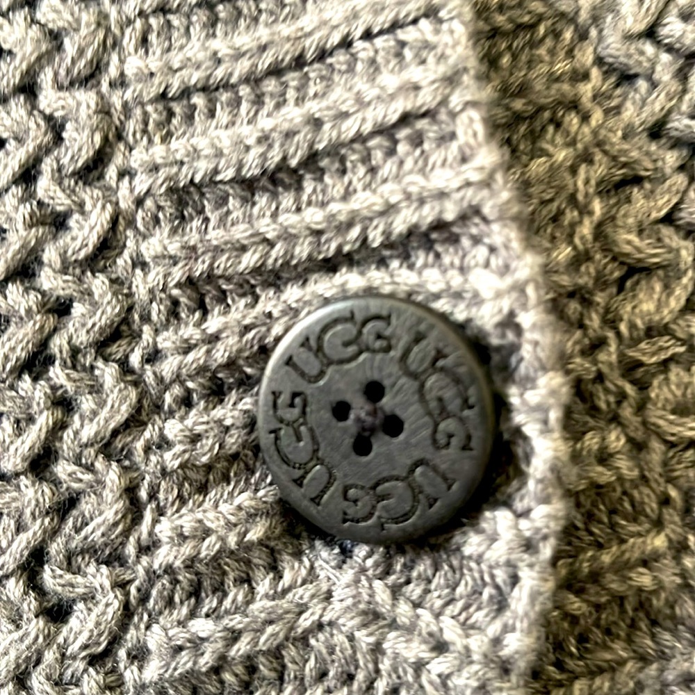 Ugg Maribeth Button Down Charcoal Heather Knit Ca… - image 8